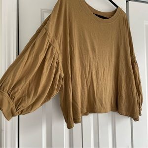 FP Long Sleeve Balloon Sleeve Tee